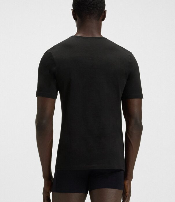 Boss VN Cotton T-Shirt 3-Pack Zwart