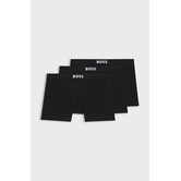 Boss Boxer Briefs Stretch Cotton 3-Pack Zwart