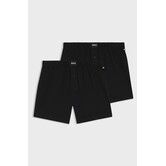 Boss Stretch Cotton Loose Boxershort 2-Pack Zwart