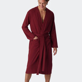 Schiesser Badjas  Fine Interlock bordeaux