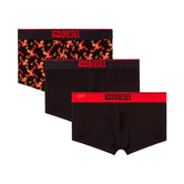 Diesel Damien Boxershorts 3-Pack zwart/ rood