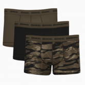 Diesel Damien Utlt boxershort 3-pack zwart/ groen