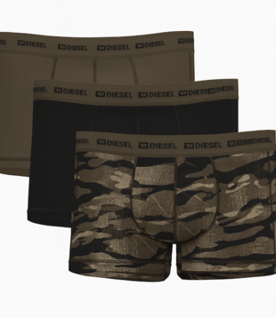 Diesel Damien Utlt boxers 3-pack zwart/ groen