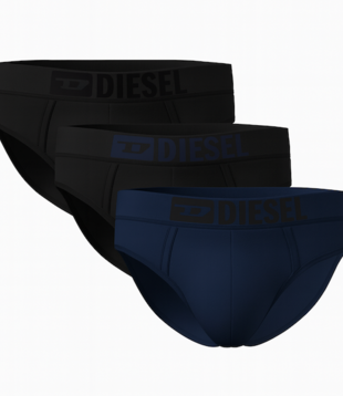 Diesel Andre slip 3-Pack zwart/ blauw