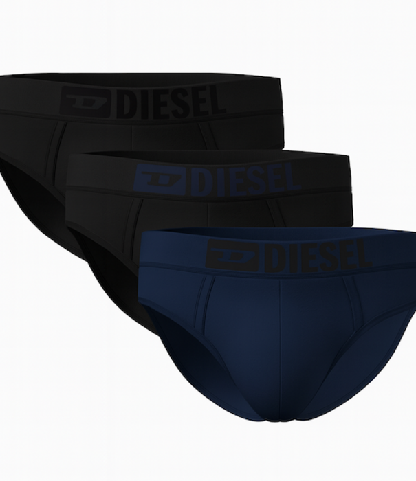 Diesel Andre slip 3-Pack zwart/ blauw