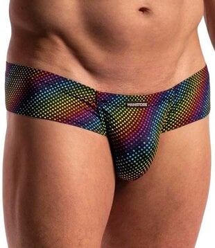 Manstore M2278 Rainbow cheeky brief