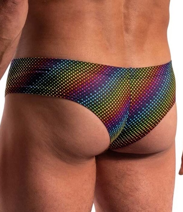 Manstore M2278 Rainbow cheeky brief