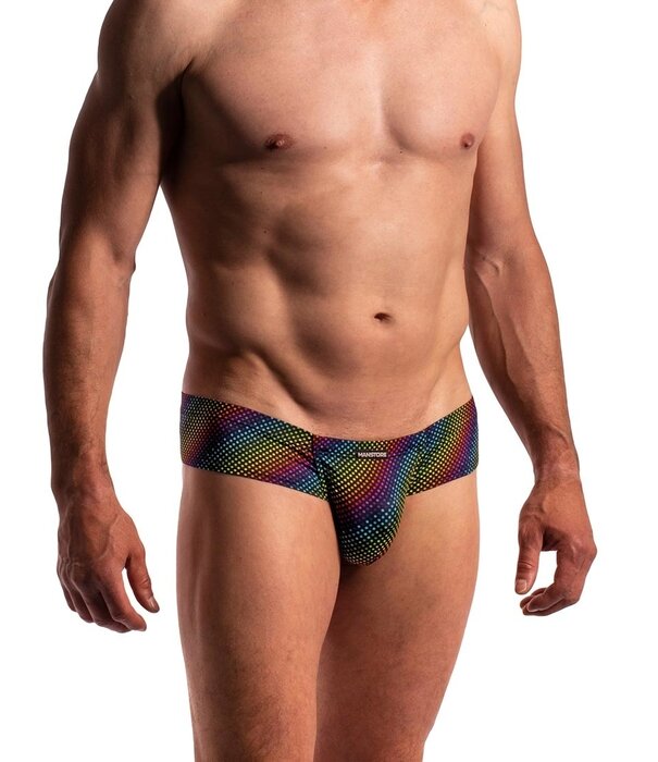 Manstore M2278 Rainbow cheeky brief
