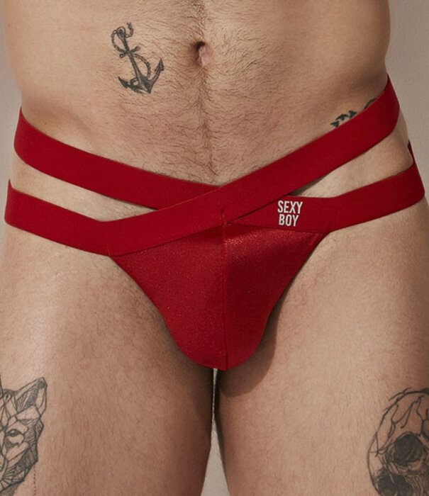 Sexyboy Red kinky slip