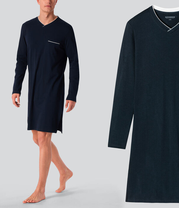 Schiesser Nightshirt 298 Marine