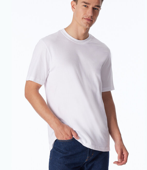 Schiesser Shirt  jersey 2-Pack  wit