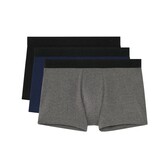 Hom Boxer Brief 3-Pack 437 Tonal Pack Schwarz/Grau/Blau