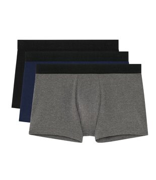Hom Boxer Brief 3-Pack 437 Tonal Pack Zwart/Grijs/Blauw