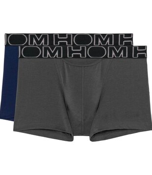 Hom HO1 Boxerlines Boxer Brief 2-Pack 405 Grijs/Blauw