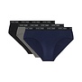 Hom Mini Slip 3-Pack 467 Boxerlines Schwarz/Grau/Blau