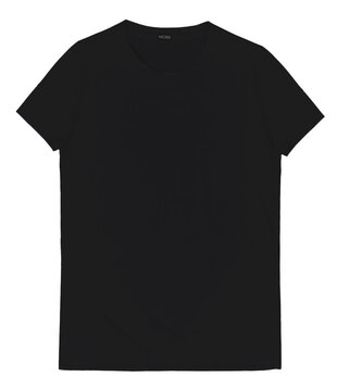 Hom Supreme Cotton Crew Neck T-Shirt 330 Zwart