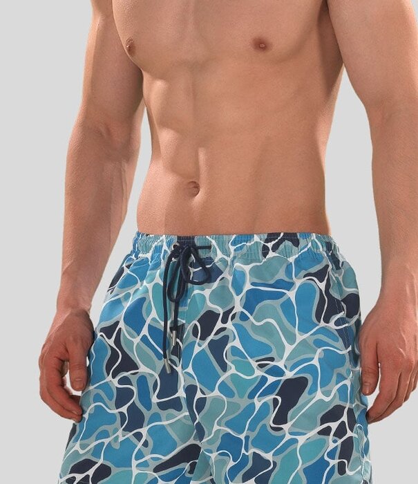 Hom Swim Short 743 Alain Blue