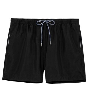 Hom Swim Short 537 Sea Life Beach Boxer Zwart