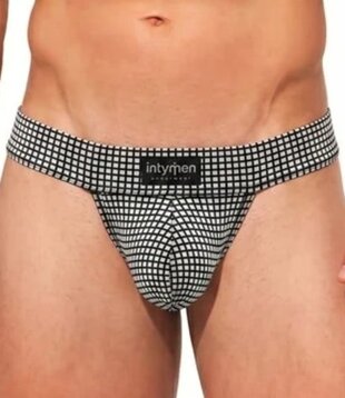 Intymen jockstrap white/black
