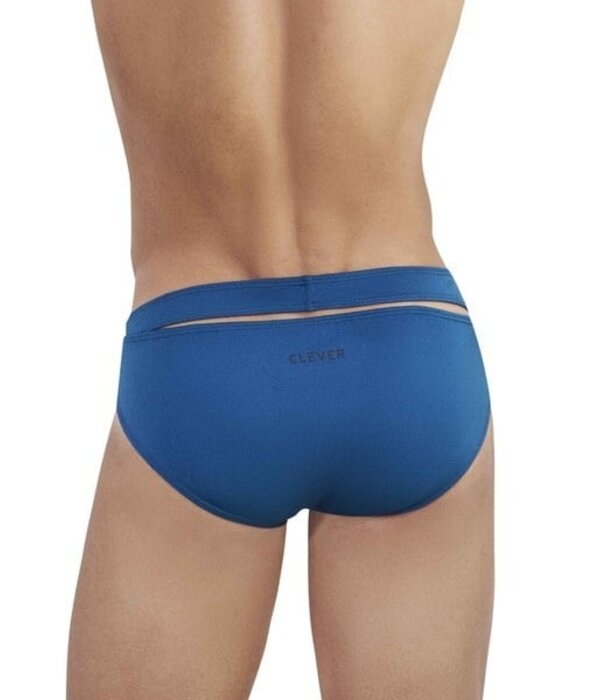 Clever flashing brief petrol blue