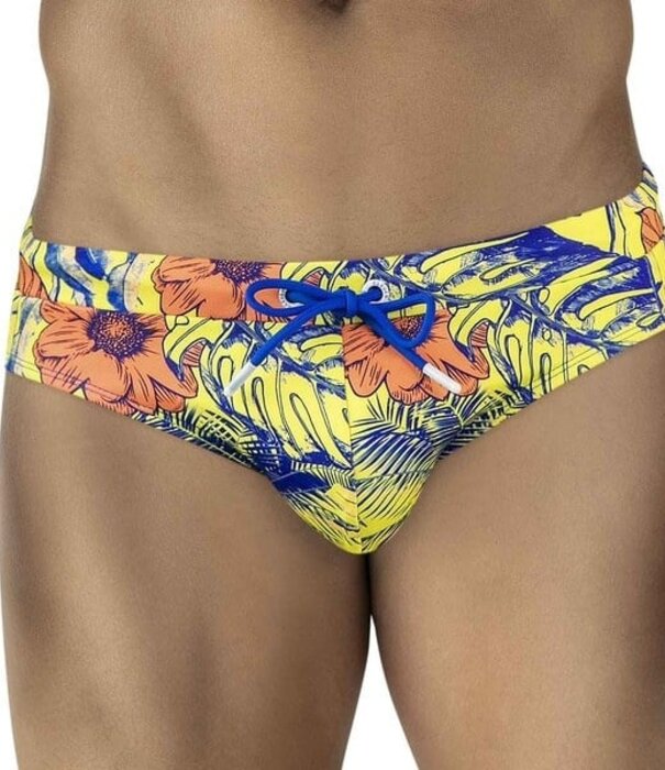 Clever tropic zwemslip yellow