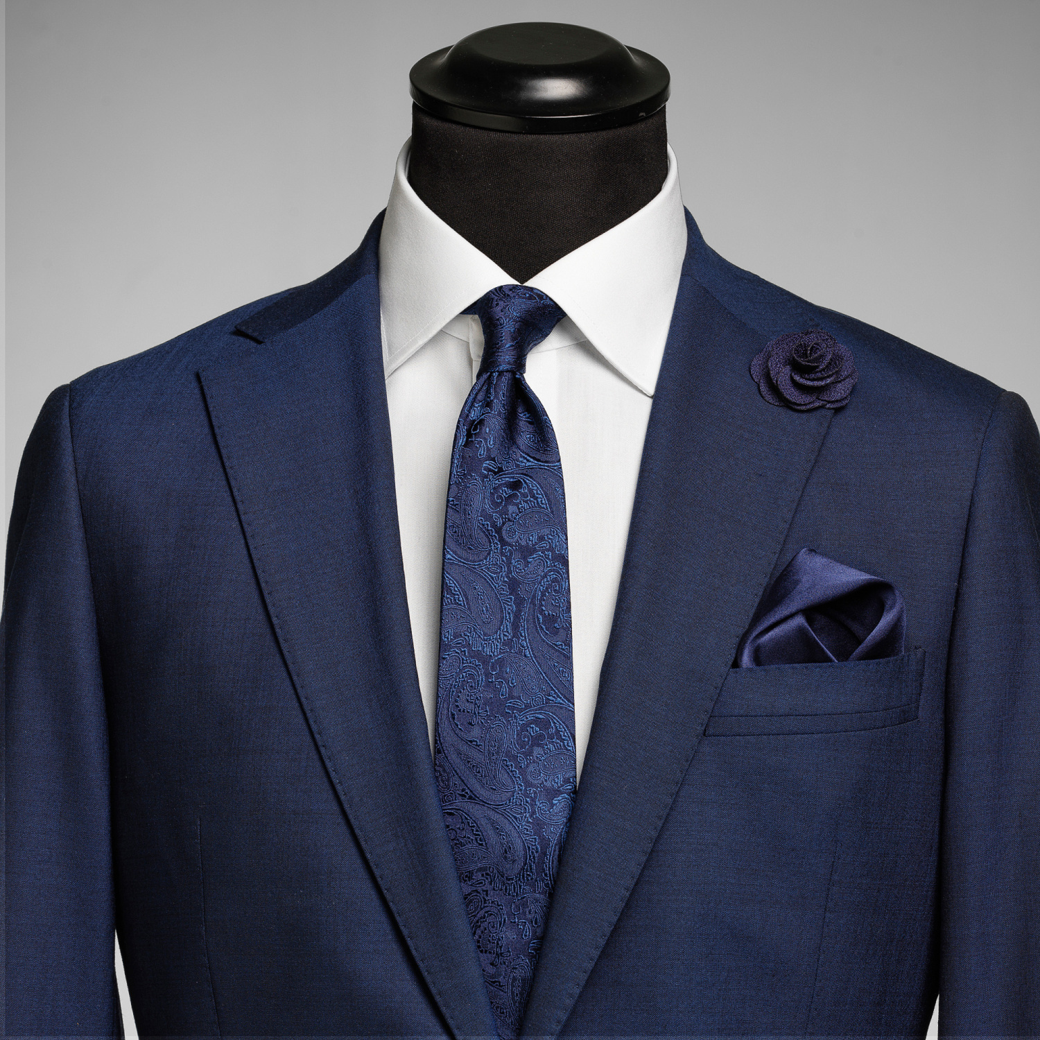 J. Harvest & Frost j.harvest & frost solid paisley tie with giftbox 2910400