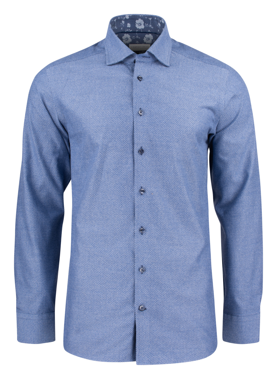 J. Harvest & Frost j.harvest & frost purple bow 144 hemd slim fit heren 2914402