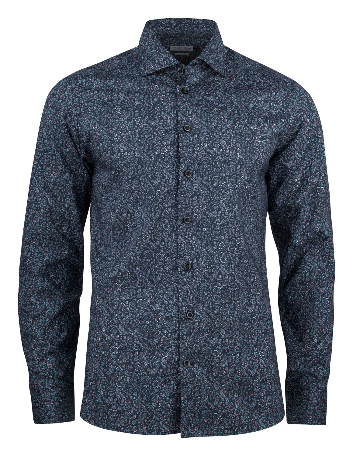 J. Harvest & Frost j.harvest & frost indigo bow 37  hemd slim fit heren 2903702