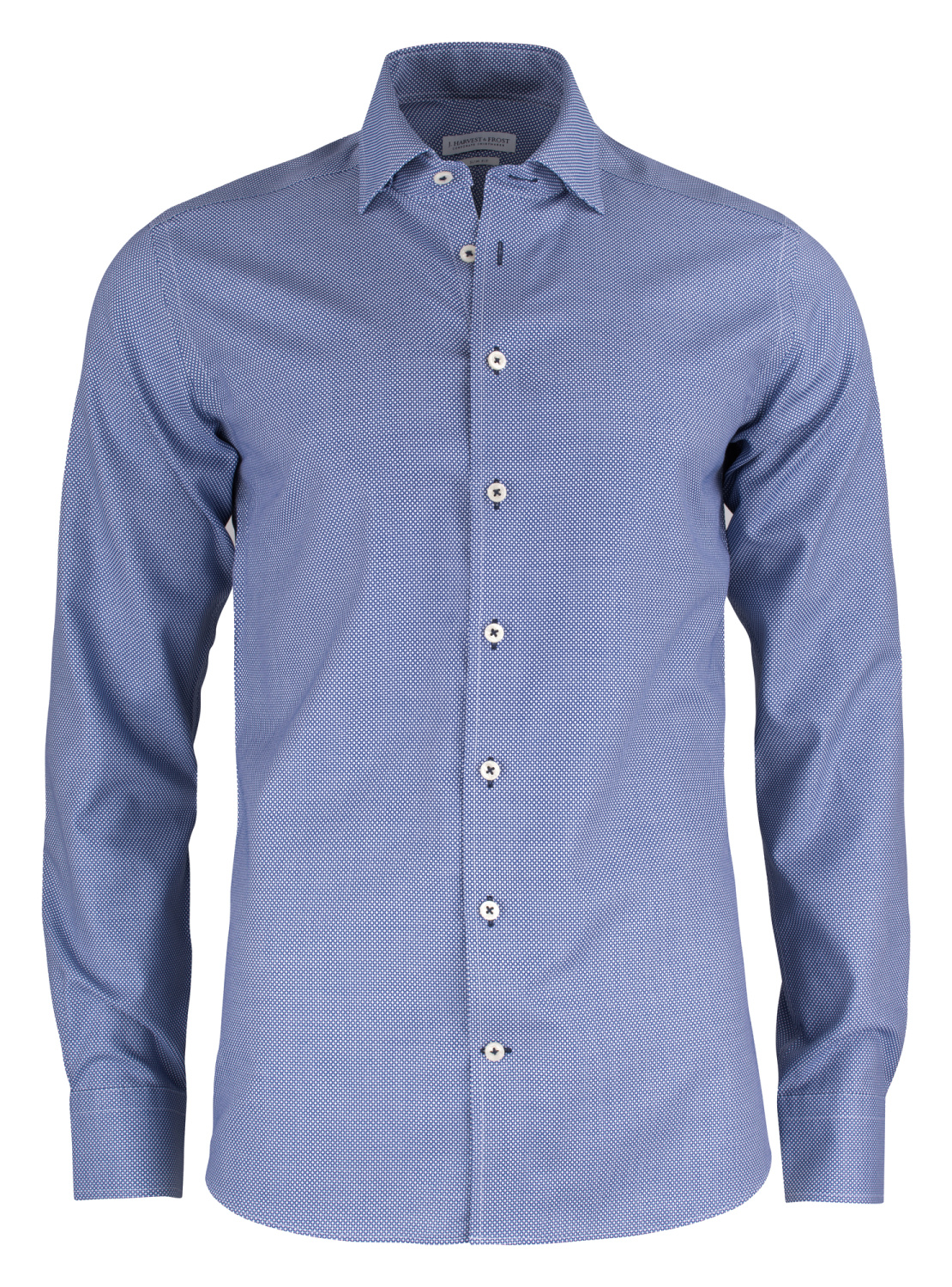 J. Harvest & Frost j.harvest & frost purple bow 48 hemd slim fit heren 2904802