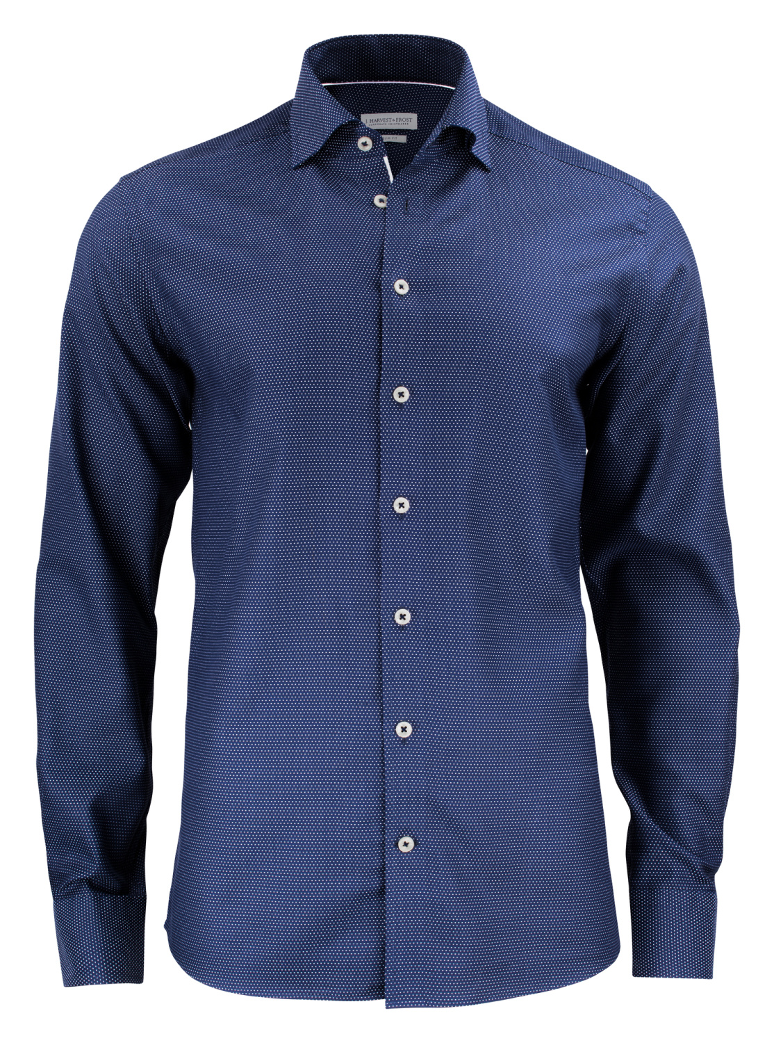 J. Harvest & Frost j.harvest & frost purple bow 49  hemd slim fit heren 2904902