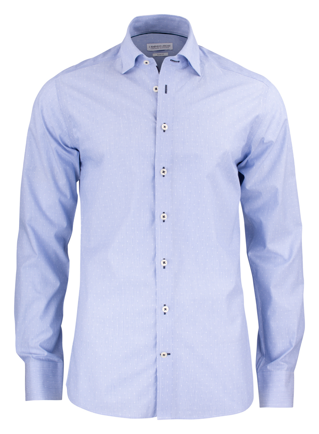 J. Harvest & Frost j.harvest & frost purple bow 140  hemd slim fit heren 2914002