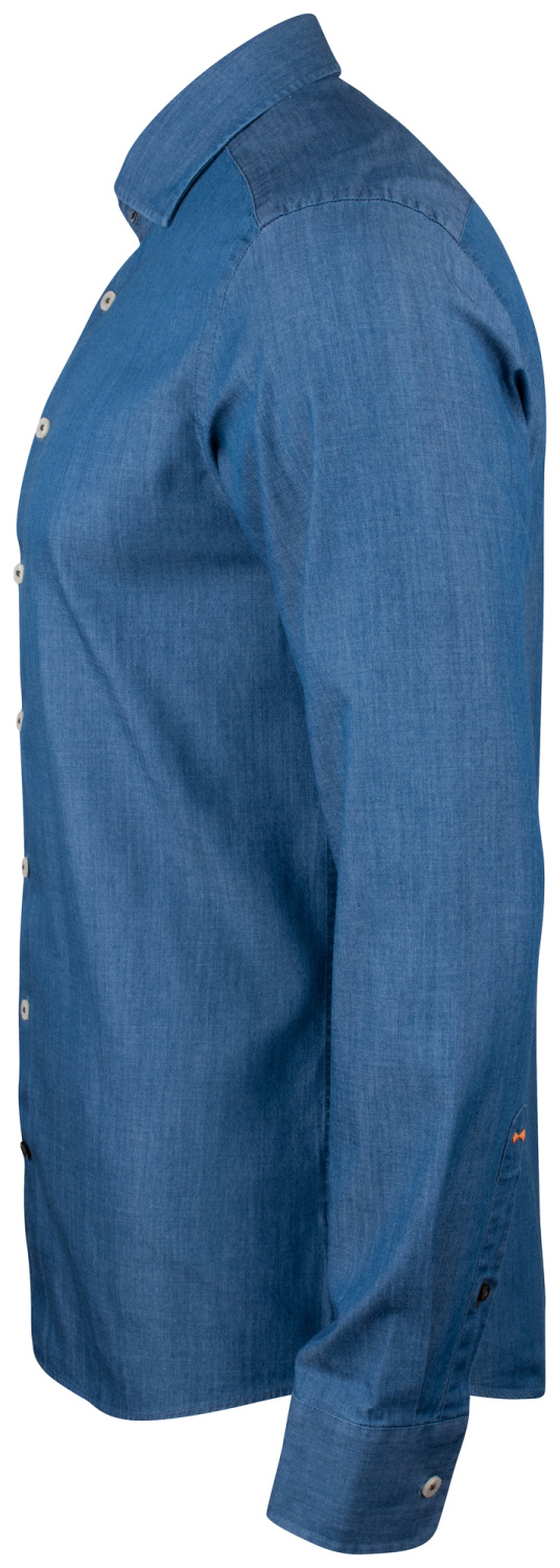 J. Harvest & Frost j.harvest & frost indigo bow 130  hemd regular fit heren 2913001