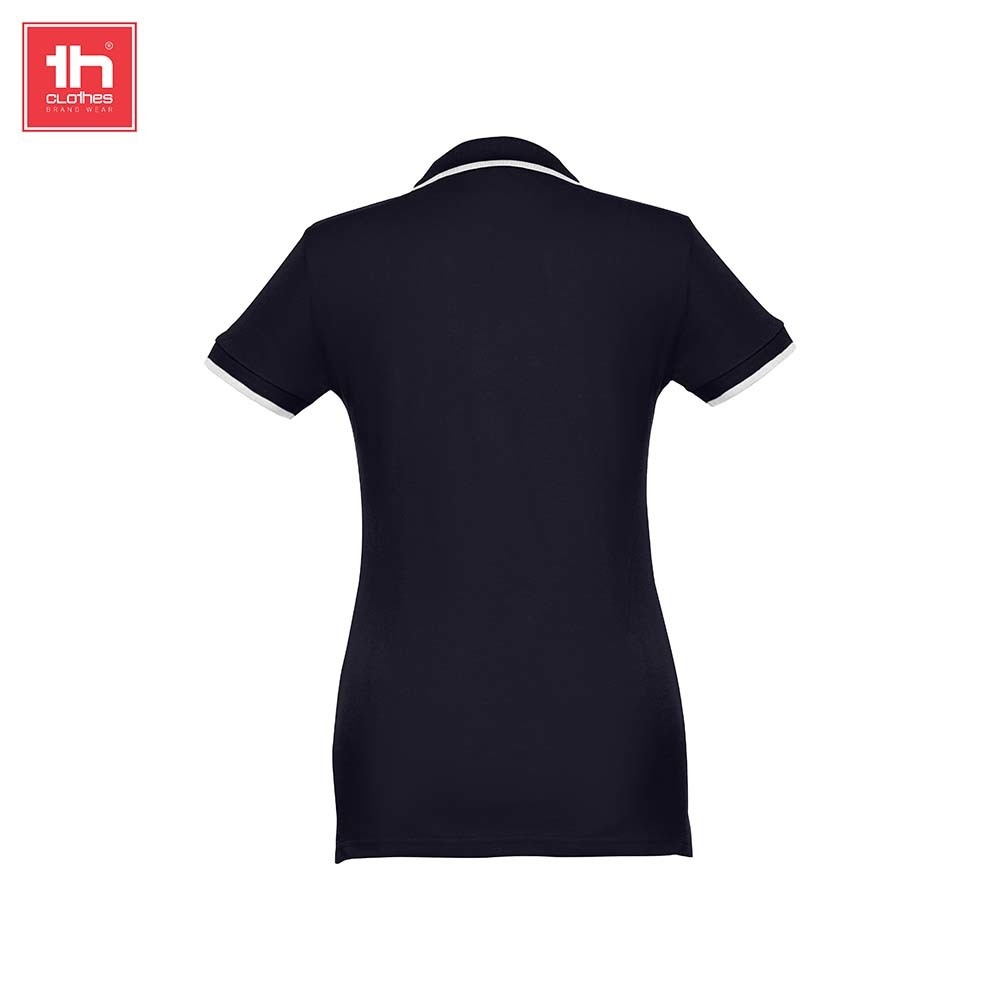 Th Clothes Th Clothes Dames bicolor polo shirt ,Polo Shirts 210 g/m2 Rome Women