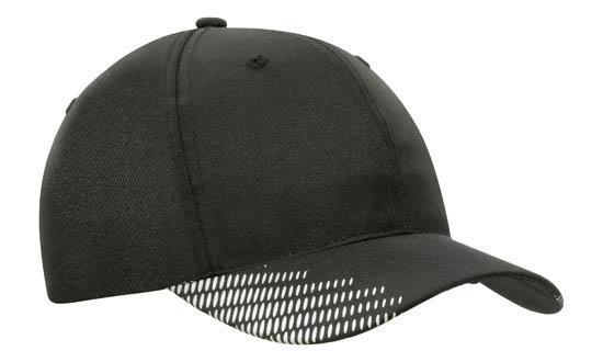 The Headwear Professionals Breathable Poly Twill With Peak Flash Print 4007