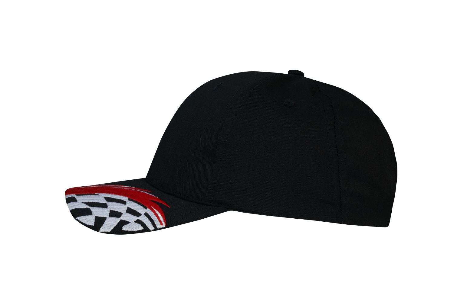 The Headwear Professionals Brushed Heavy Cotton With Swoosh & Check Embroidery 4183