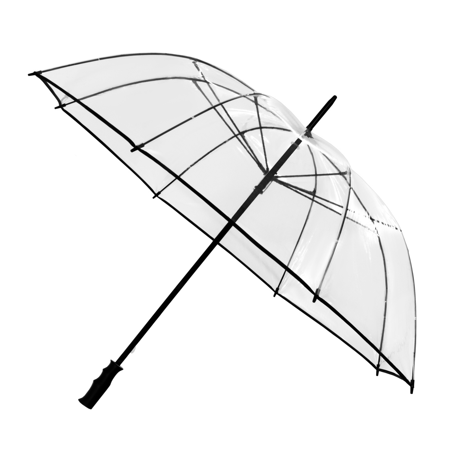 IMPLIVA Impliva falconetti - transparant - handopening - windproof -  110 cm - transparant gp-69
