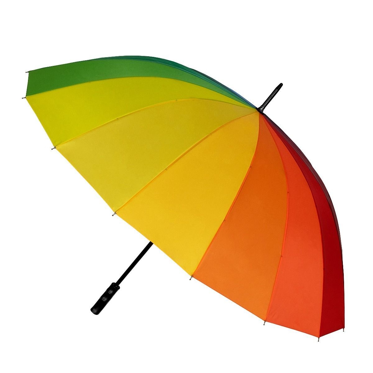 IMPLIVA Impliva falconetti - regenboog paraplu - handopening - windproof -  125 cm - multi kleur gp-22