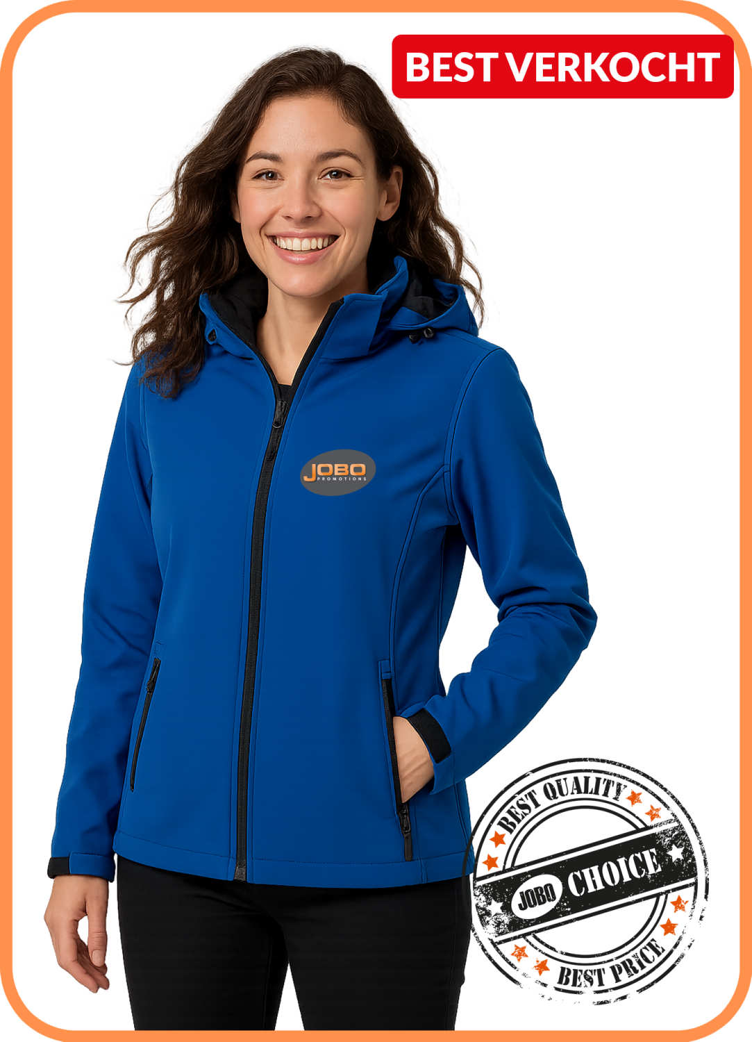 Jobo Choice Jobo's Choice Softshell Jacket with removable hood Women