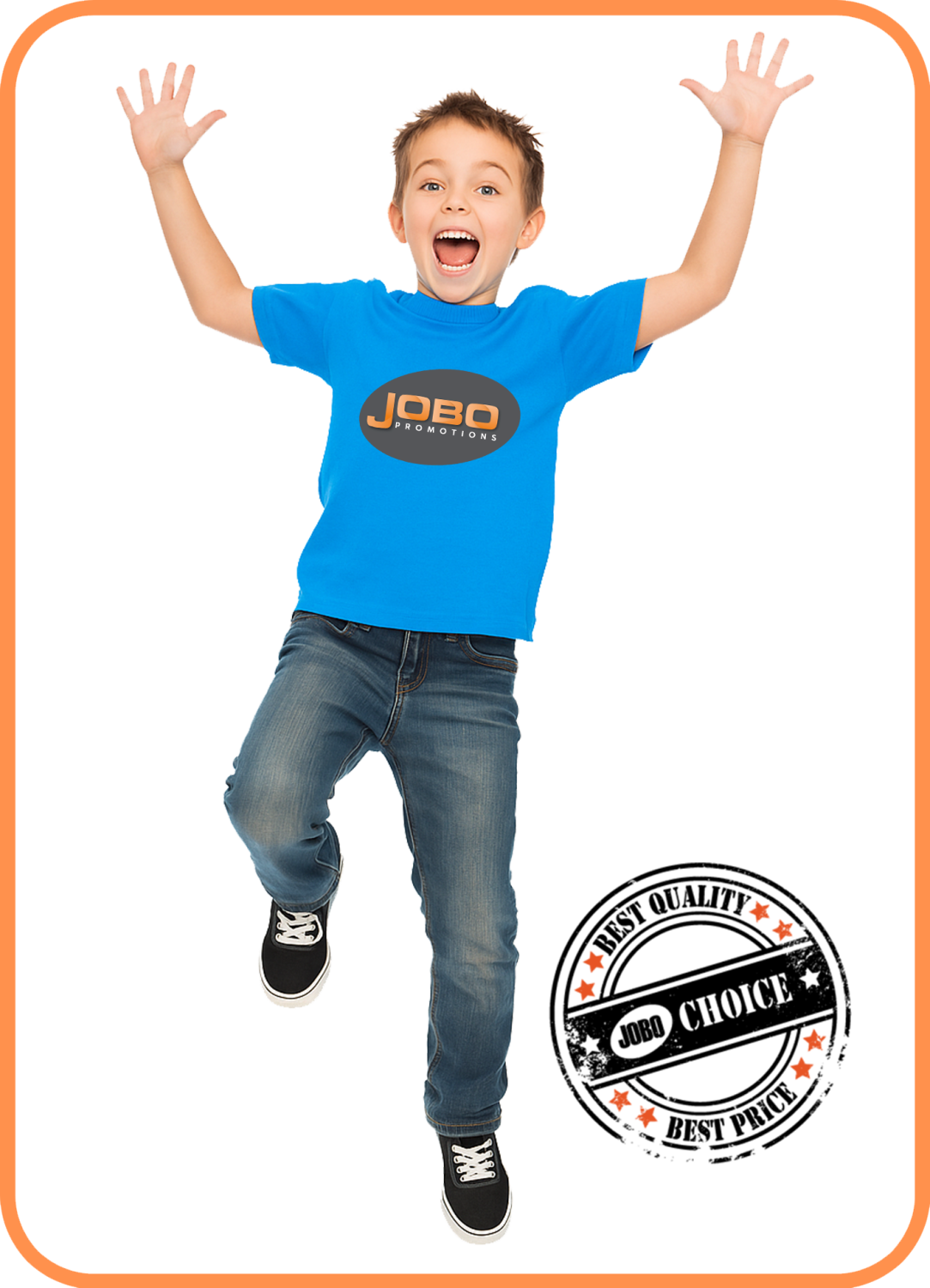 Jobo Choice Jobo's Choice T-shirt korte mouw 150 gr/m2 Kids