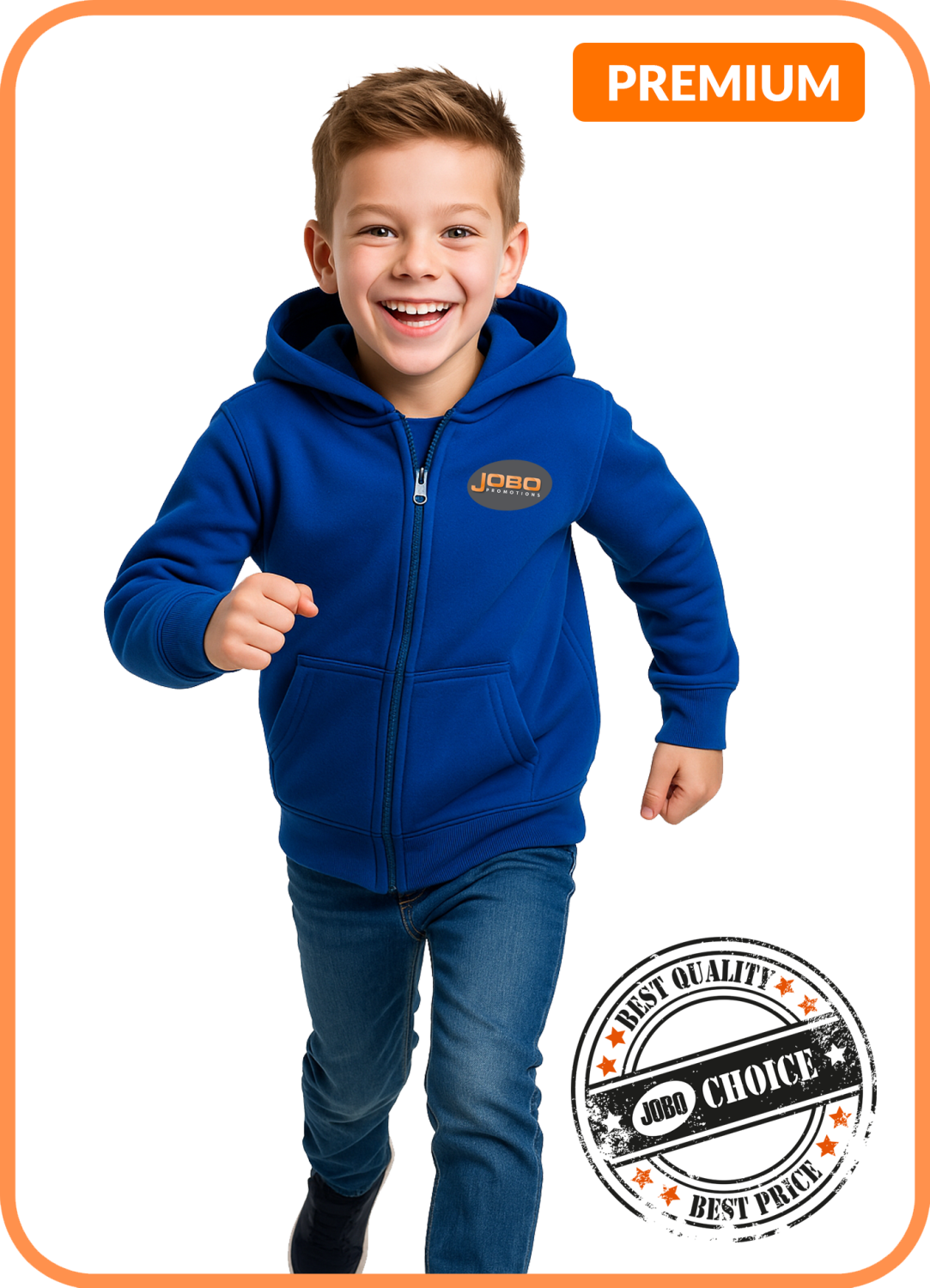 Jobo Choice Jobo's Choice Hooded Full zipped sweatshirt Kids