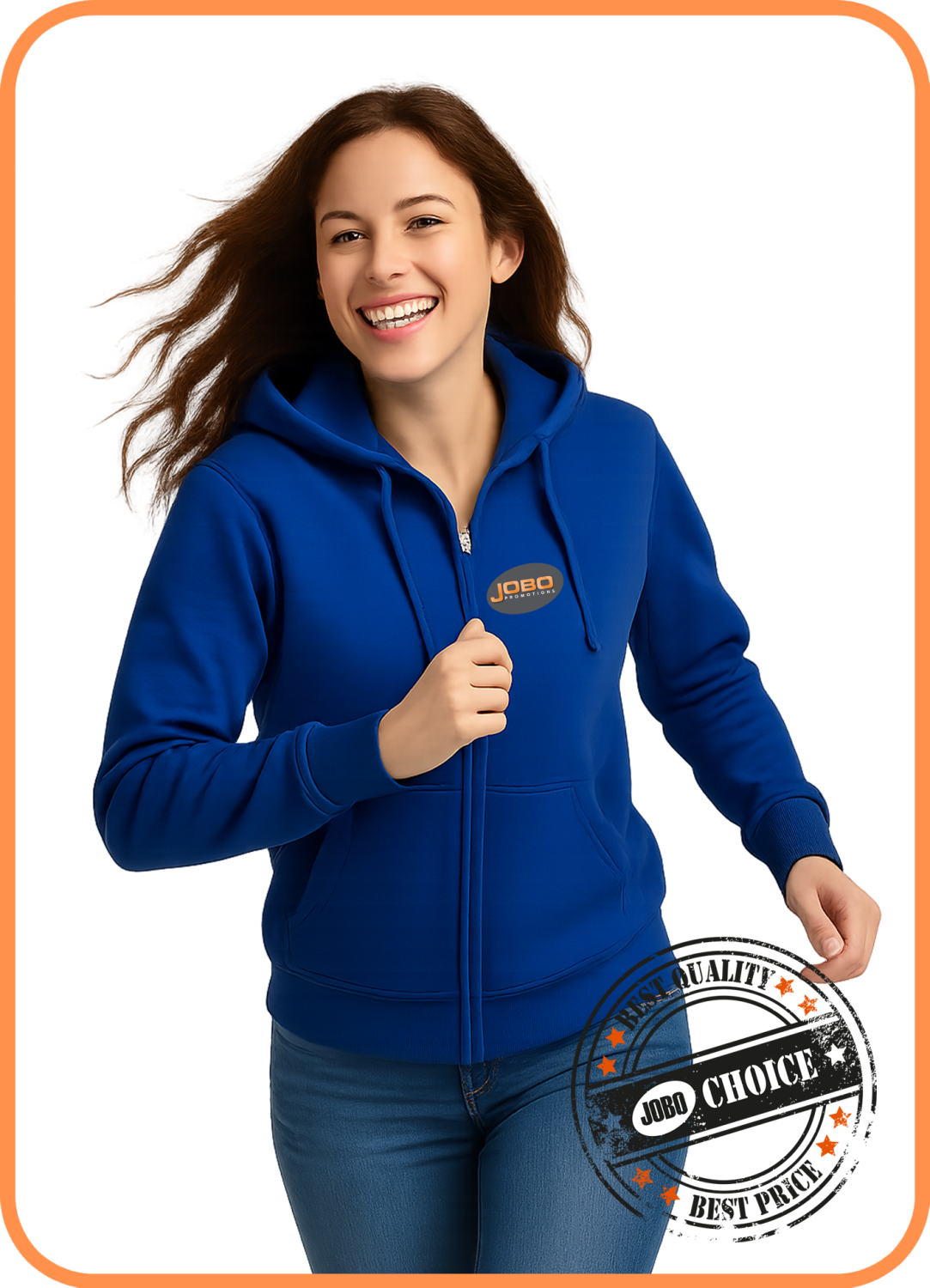 Jobo Choice Jobo's Choice Hooded Full zipped sweatshirt Women