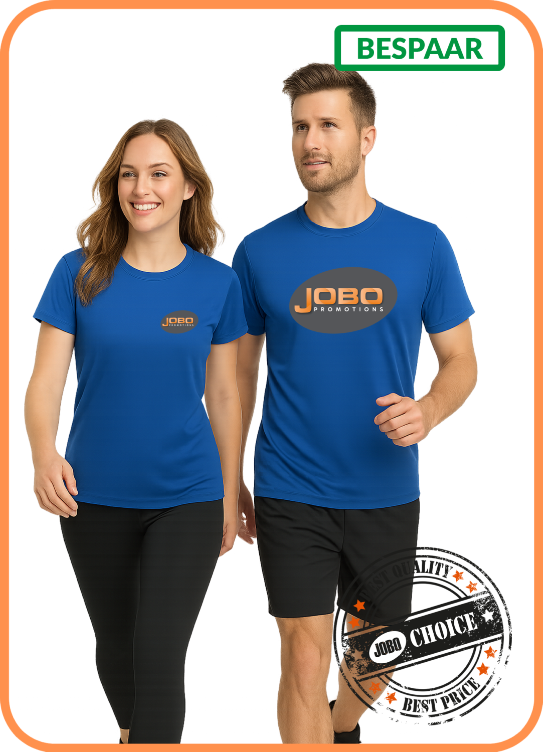 Jobo Choice Jobo's Choice Technical t-shirt korte mouw 150 gr/m2