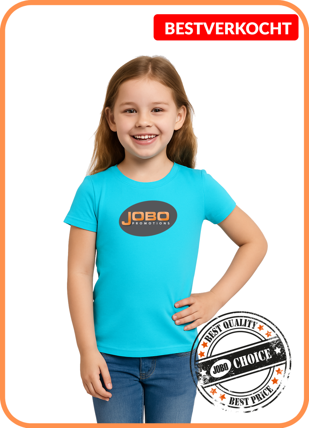 Jobo Choice Jobo's Choice T-shirt korte mouw 190 gr/m2 Kids