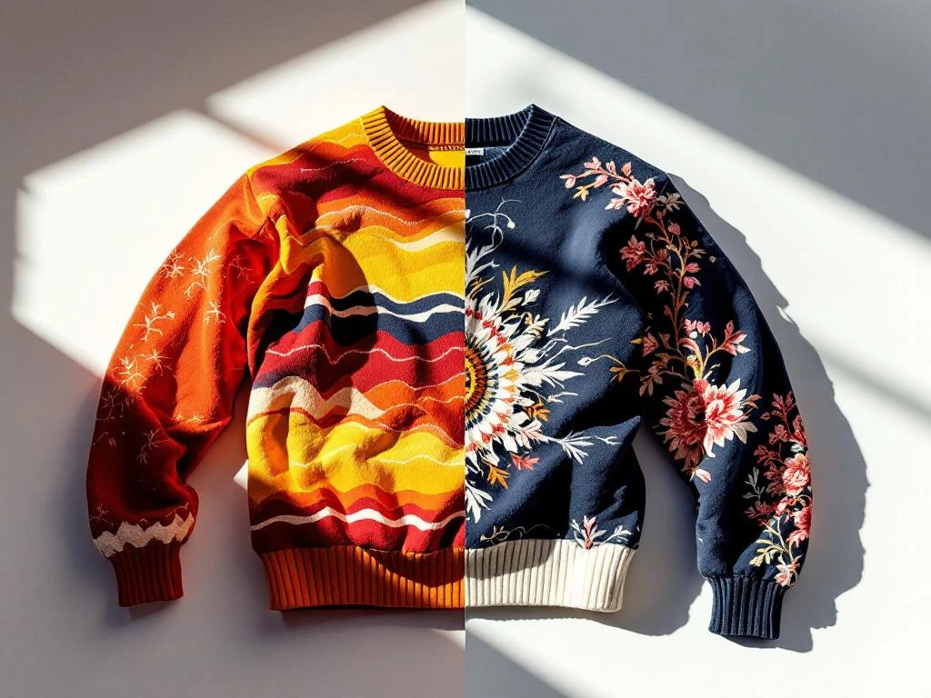 Wat is het verschil tussen zeefdruk en borduren op truien?