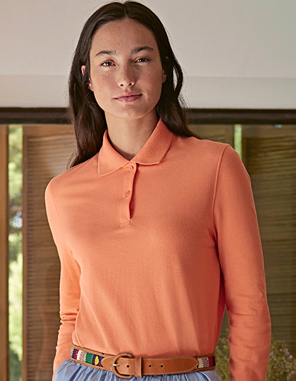 B&C Collection kleding bedrukken B&C  My Polo 210 Long Sleeve /Women  BCPW464