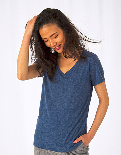 B&C Collection  B&C  Women´s V-Neck Triblend T-Shirt  BCTW058