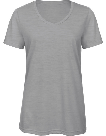 B&C Collection kleding bedrukken B&C  Women´s V-Neck Triblend T-Shirt  BCTW058