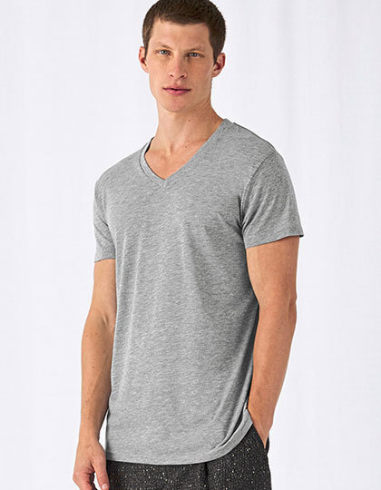 B&C Collection kleding bedrukken B&C  Men´s V-Neck Triblend T-Shirt  BCTM057