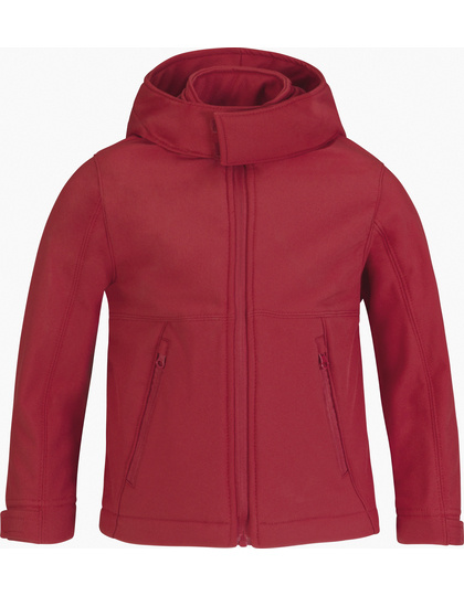 B&C Collection kleding bedrukken B&C  Kids´ Hooded Softshell Jacket  BCJK969