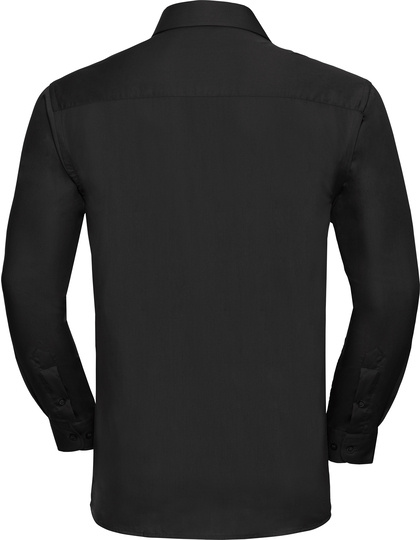 Russell Collection Russell Collection  Men´s L/S Pure Cotton Easy Care Poplin Shirt  Z936